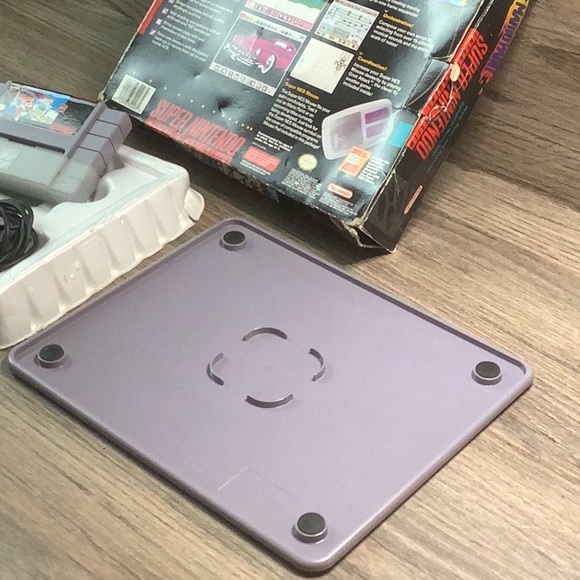 Super Nintendo MARIO PAINT w/ mouse and pad played <10x - Picture 6 of 15